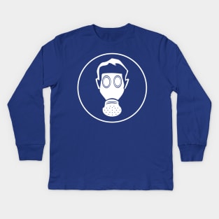 Gas Mask Kids Long Sleeve T-Shirt